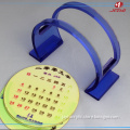 New & Fashion! China supplier wholesales simple plastic acrylic calendar frames holder plastic desk calendar holder